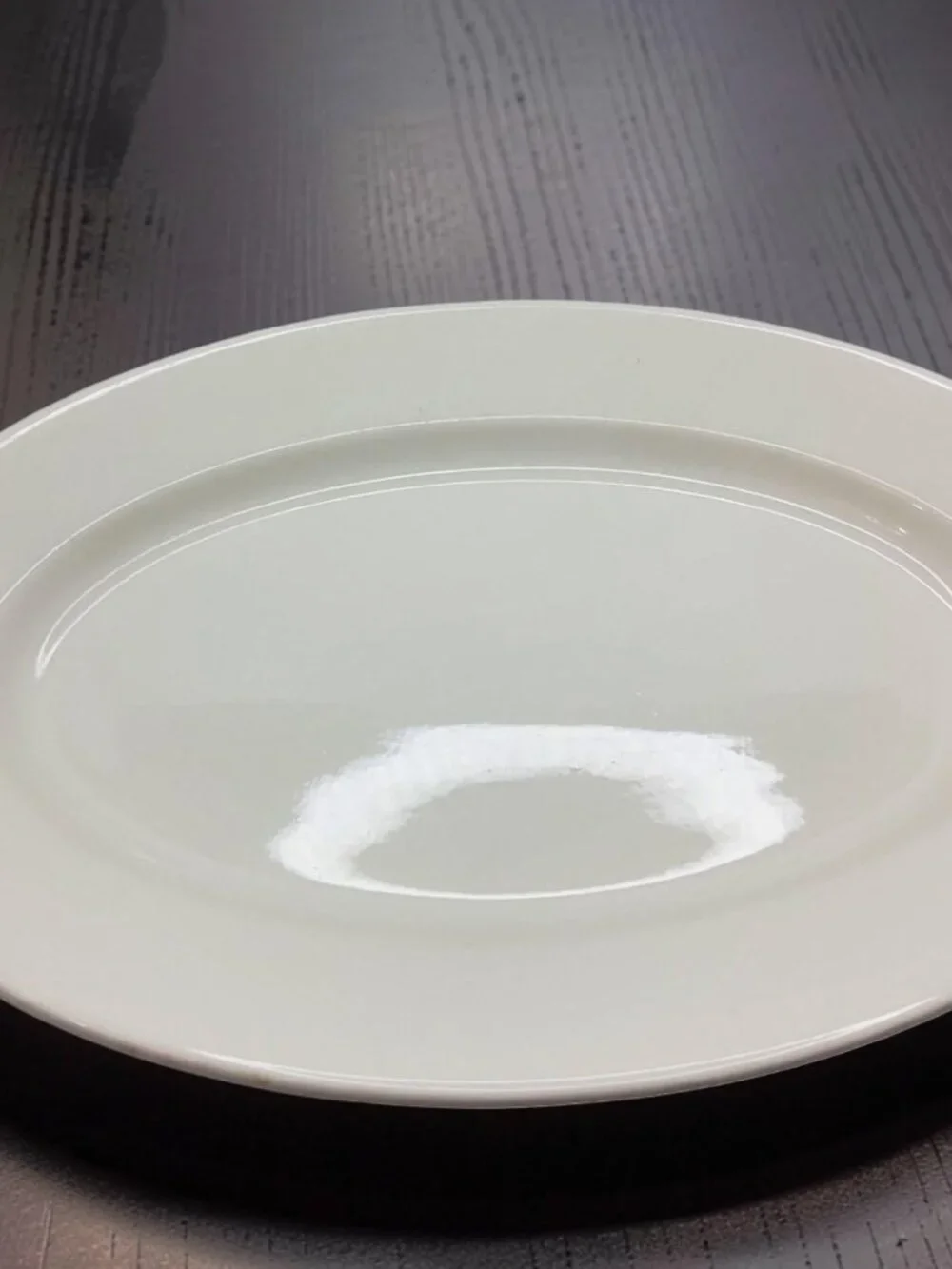 vintage 1980s onieda buffalo china cream white stoneware serving platter